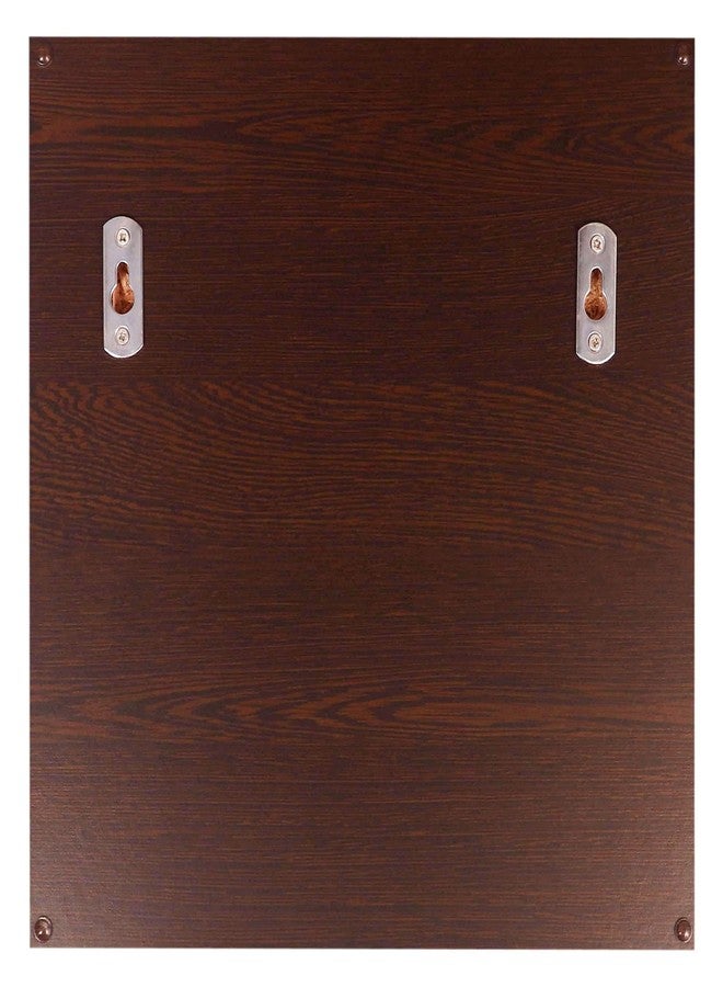 Mahaakaay 21 Hook Wooden Key Holder Hanger Stand Wall Hooks Wall Mounted Key Chain Hanging Organizer Color Wenge - Image 5